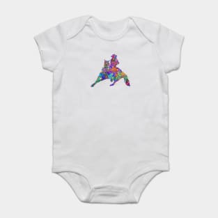 Barrel racing rider Baby Bodysuit